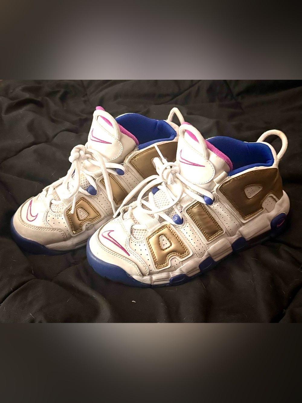 Nike Air More Uptempo GS Peanut Butter and Jelly Sz. 5.5Y